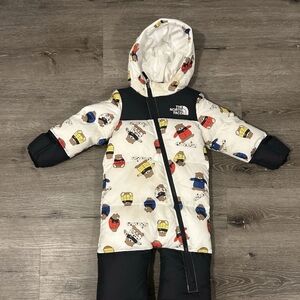 The North Face Kids' Patterned NUPTSE Baby Snowsuit 18-24 Months